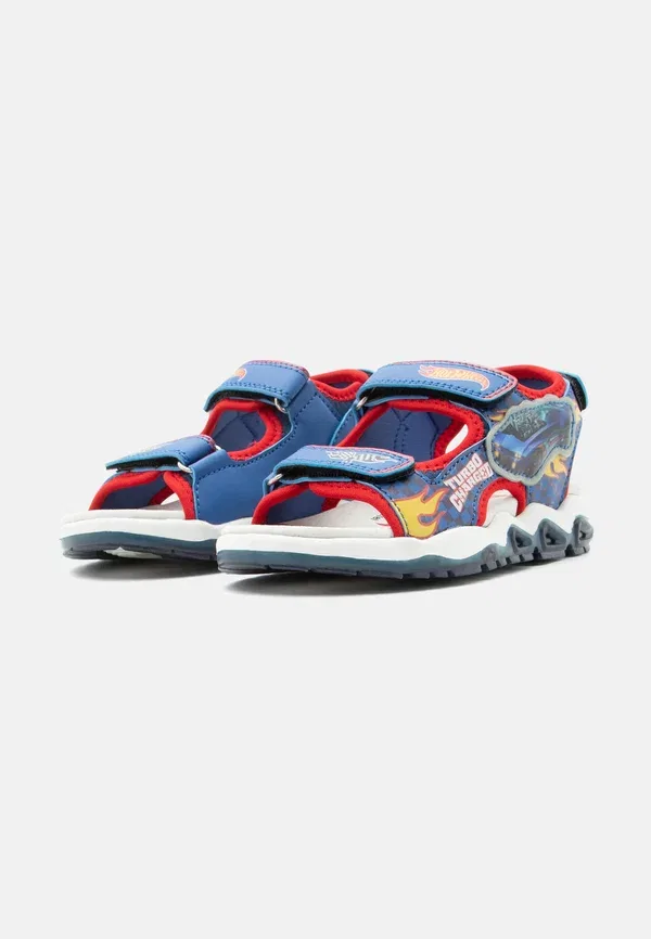 Сандалии с открытым носом Hot wheels blinky Primigi, Avio/Red, красный — фото 4