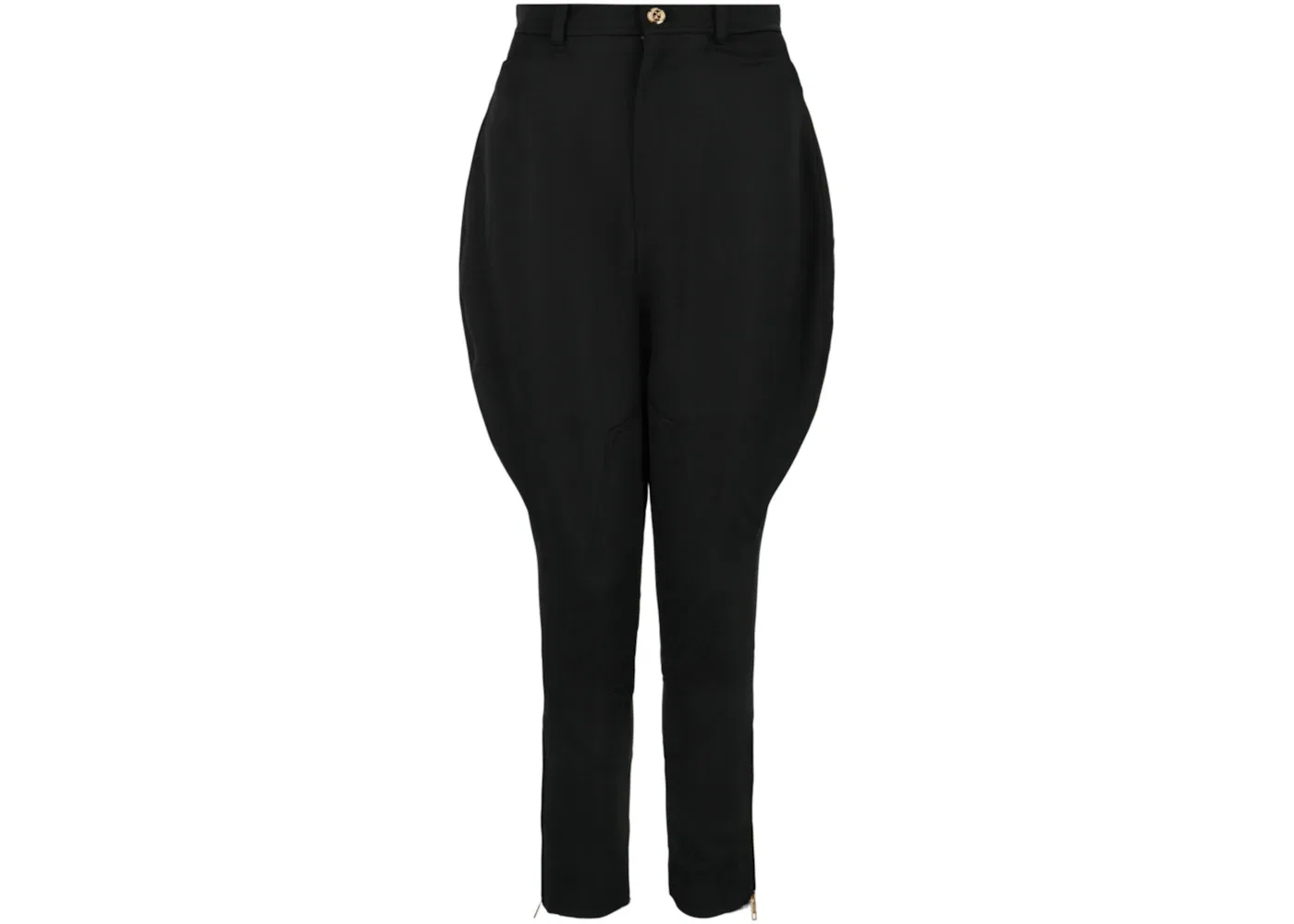 Женские брюки из сатина Gucci, Black