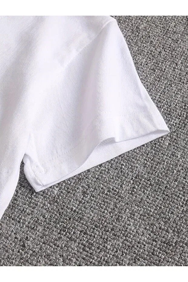 Детская футболка для мальчиков с принтом Space Printed Let'S Wear, White — фото 3