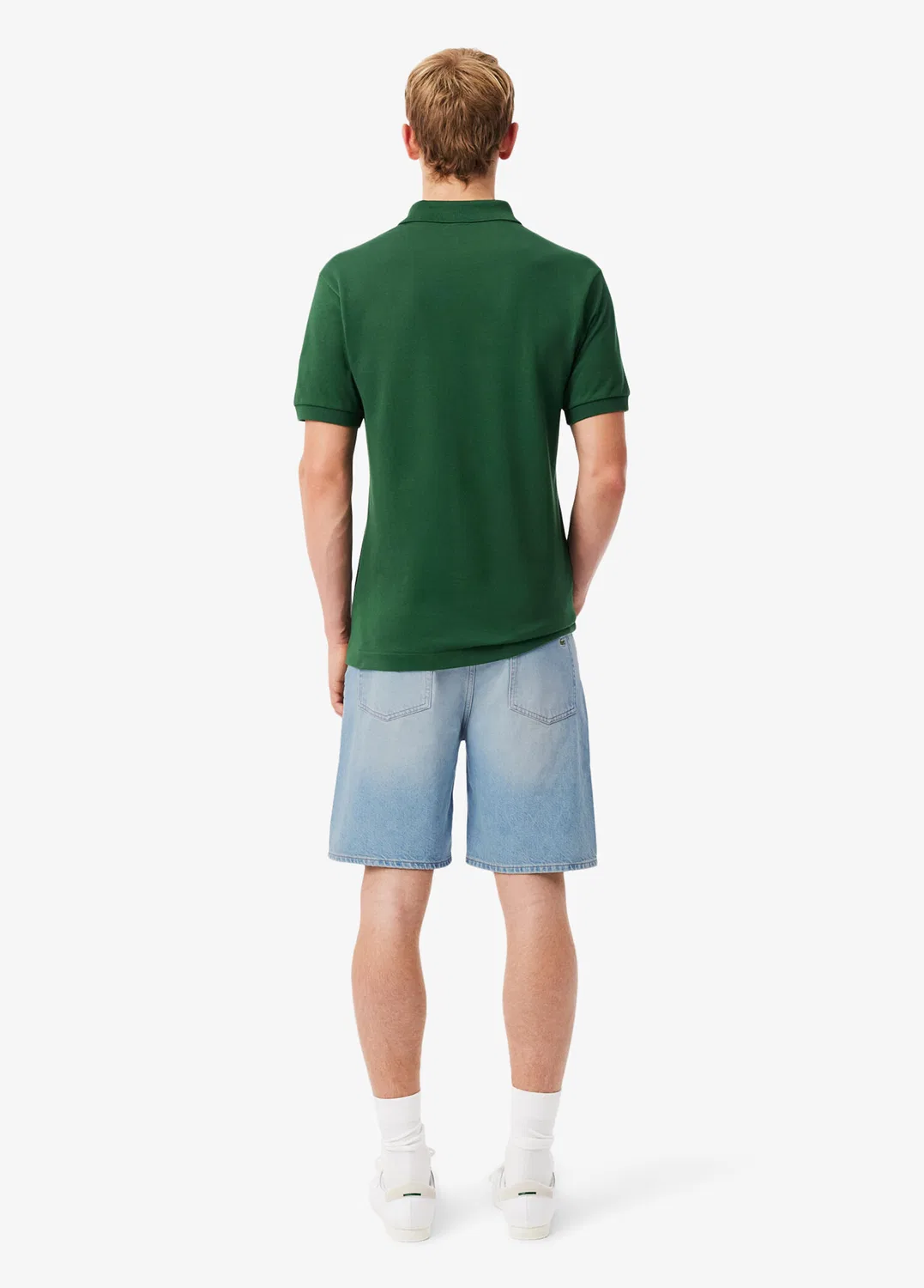 Бермуды Lacoste, синие — фото 3