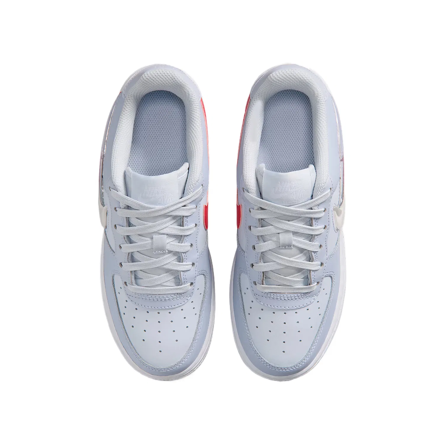 Кроссовки для скейтбординга Air Force 1, Nike, Soccer Gray/Phantom/White/Tropical Pink — фото 4