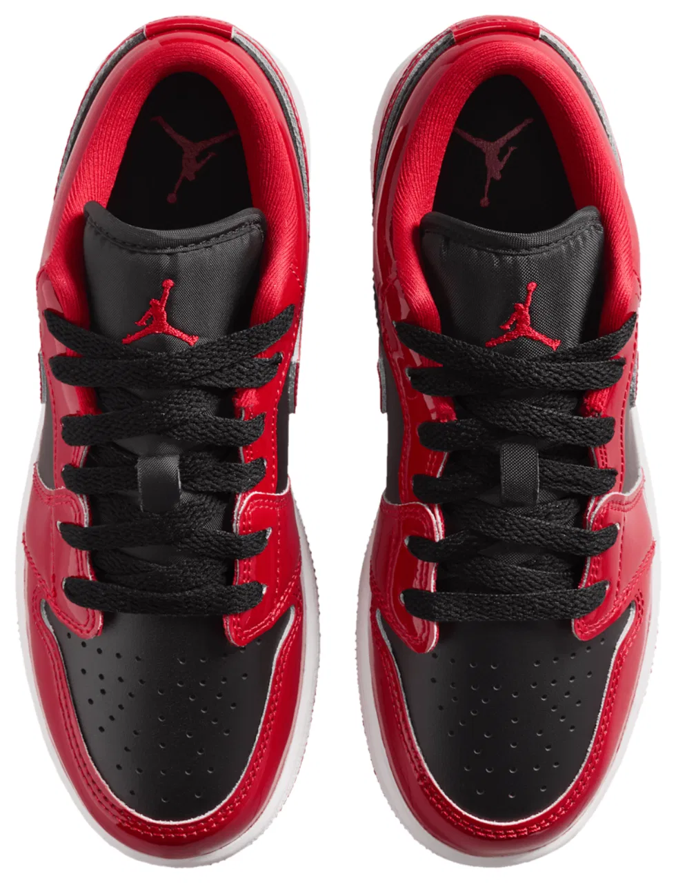Кроссовки для мальчиков Air 1 Low SE Jordan, цвет Black/White/Varsity Red — фото 4