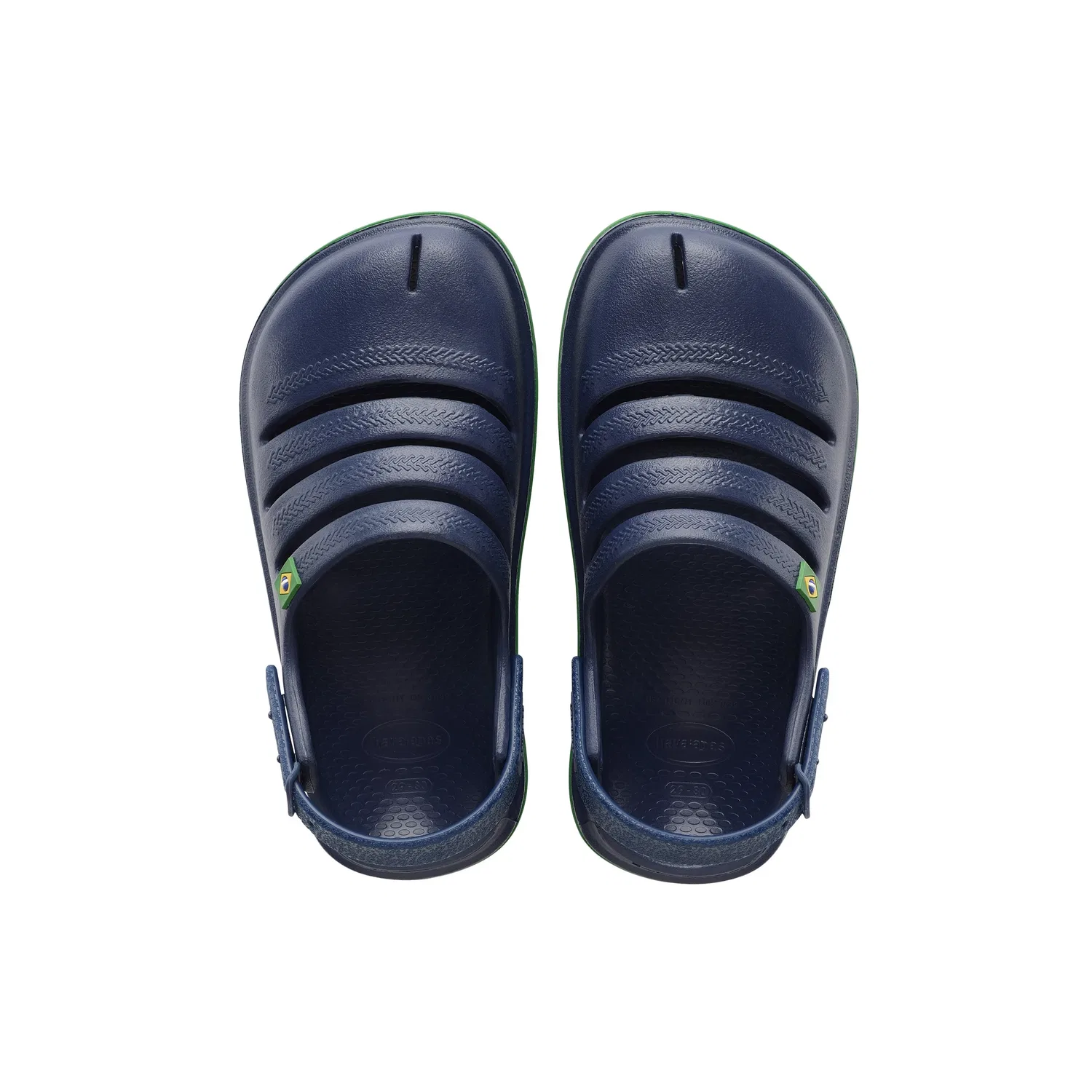 Сабо детские с пряжкой Brasil Havaianas, синий