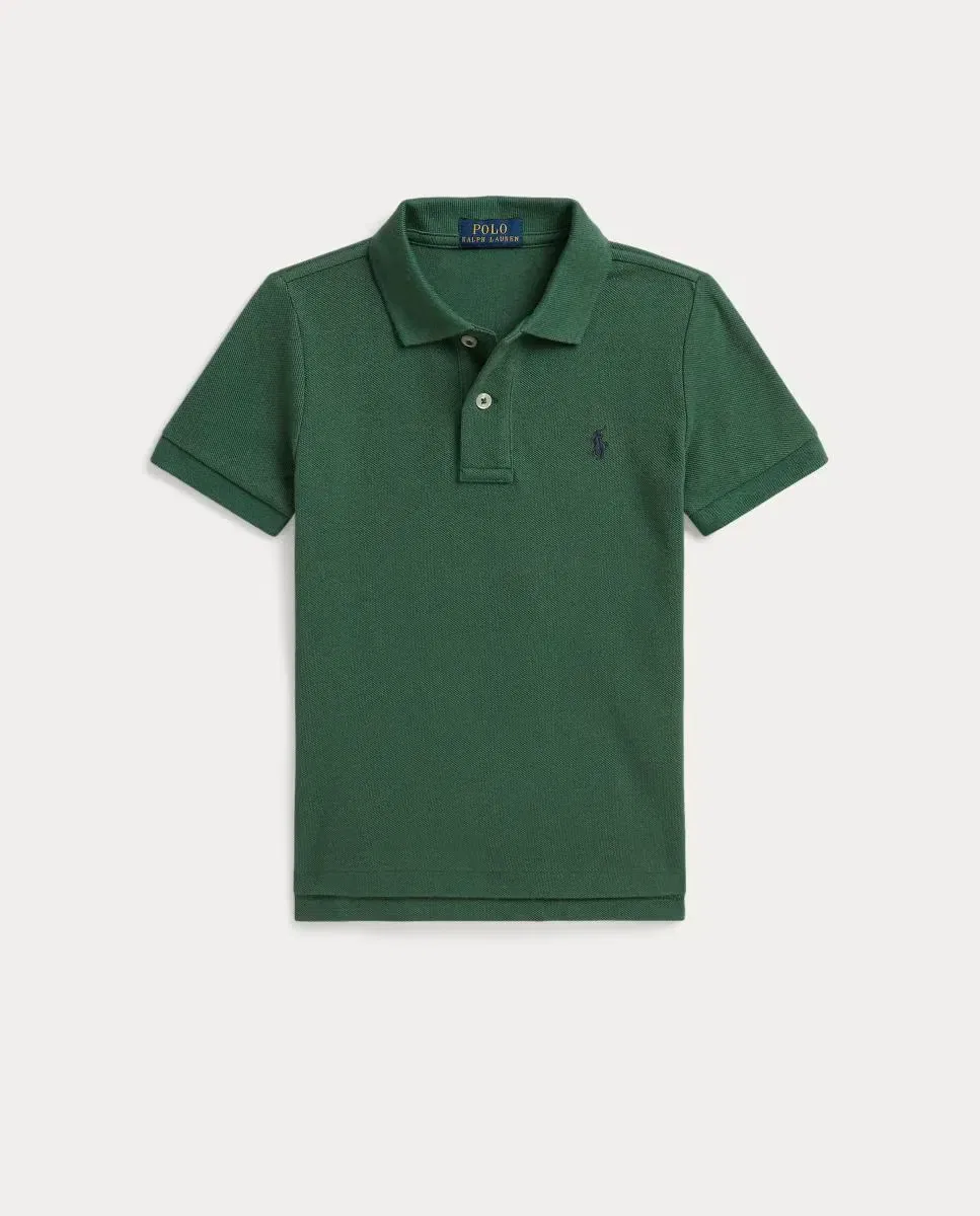 Детское поло для мальчиков из пике Polo Ralph Lauren, Verde