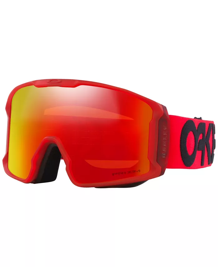 

Унисекс-очки для сноубординга Line Miner L Oakley, красный