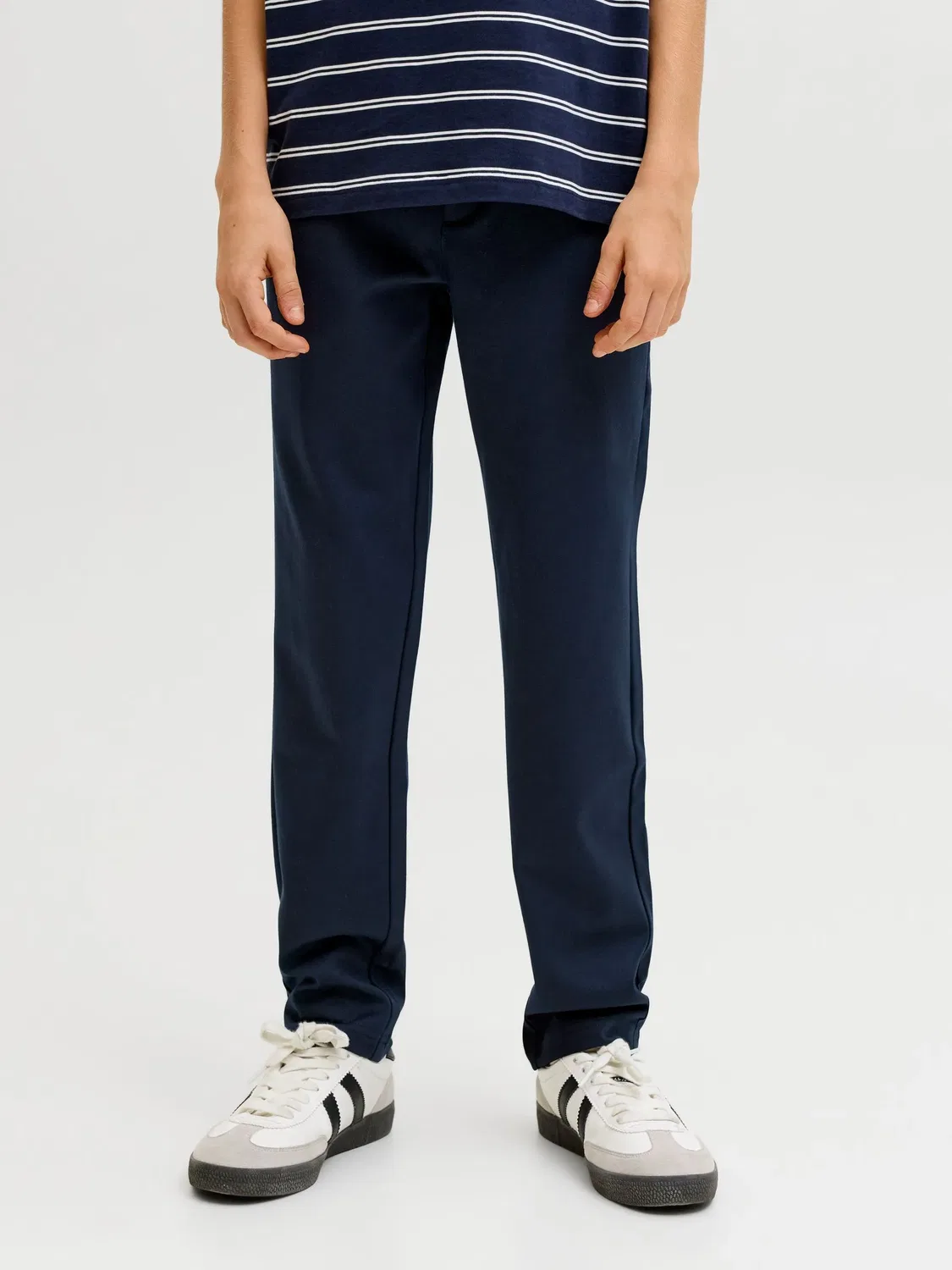 Чино джоггеры JACK & JONES Junior, navy blazer — фото 3