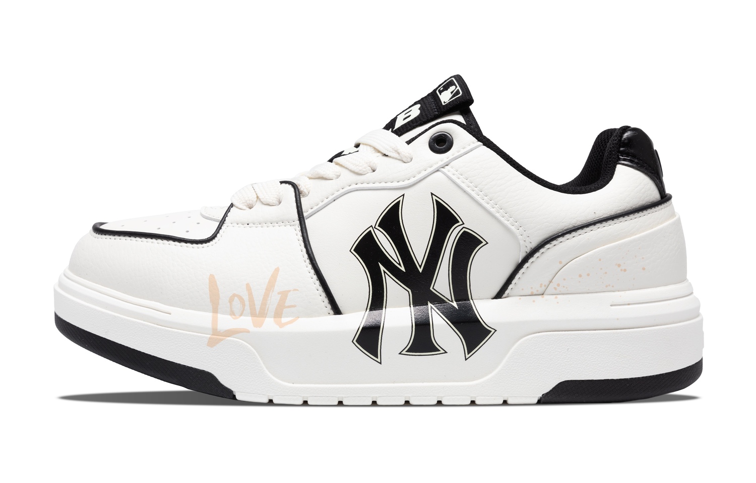 

MLB Массивные противоскользящие скейтерские кеды унисекс бело-оранжевые, цвет White Orange