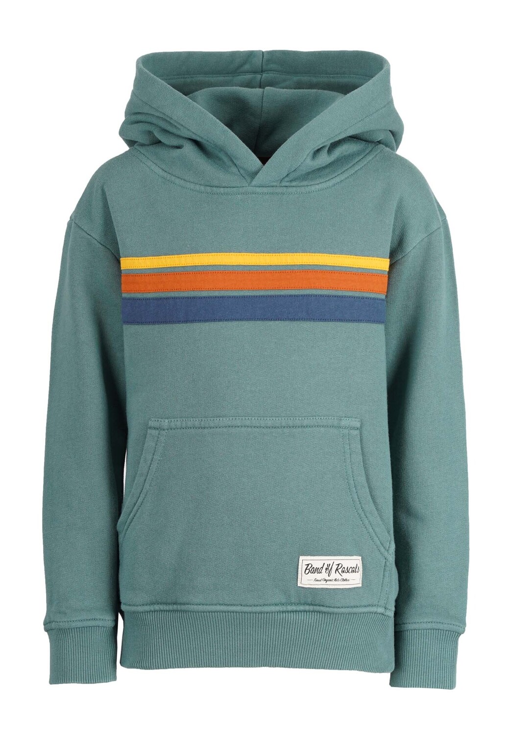 Пуловер Band of Rascals Sweatwear 70th Stripes, цвет sage — фото 2