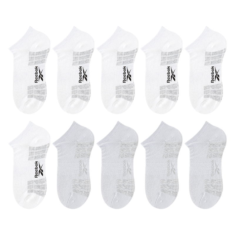 

Ноу-шоу носки мужские 10 пар Reebok, светло-серый