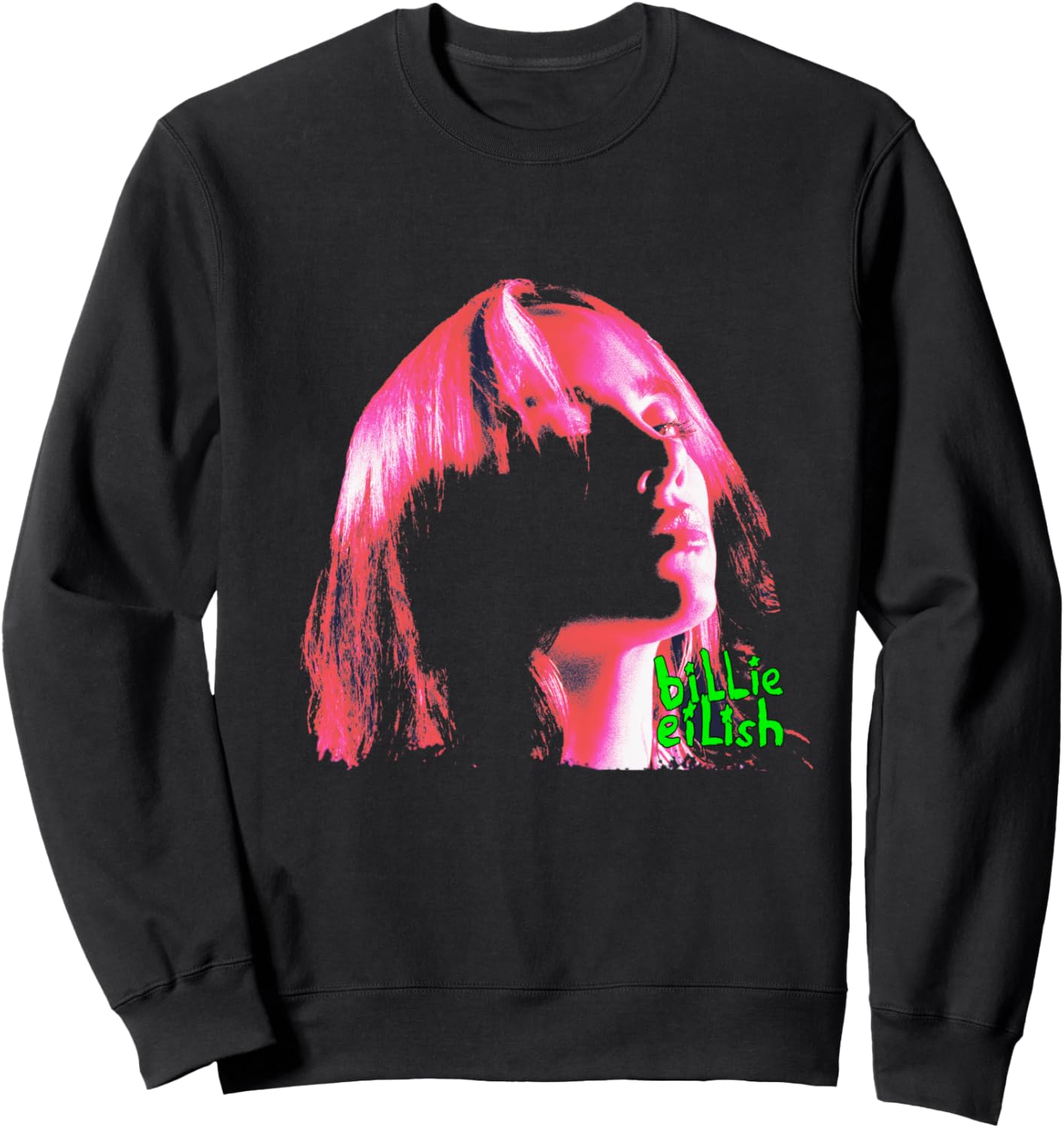 

Официальная толстовка с фотографией Билли Айриша, черная Billie Eilish, Черный, Официальная толстовка с фотографией Билли Айриша, черная Billie Eilish