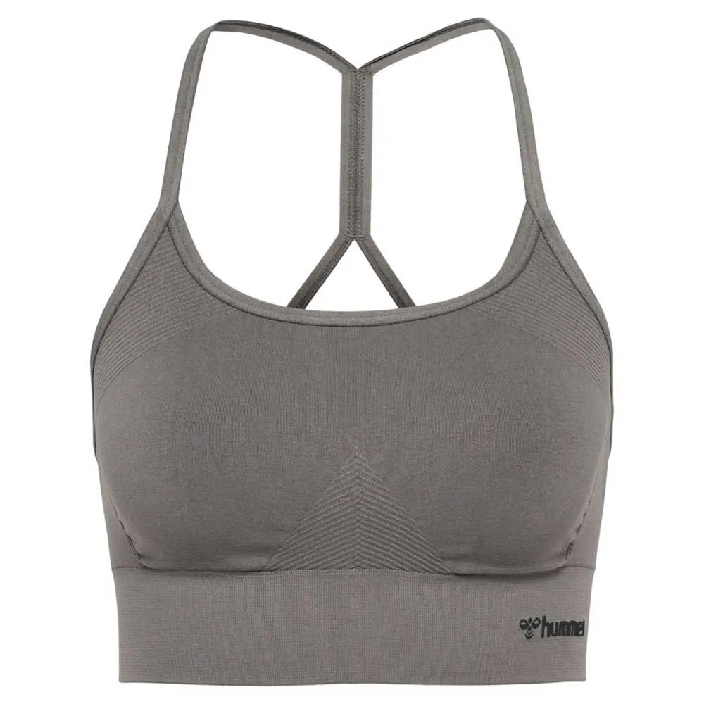

Спортивный топ Hummel Tiffy Seamless, серый