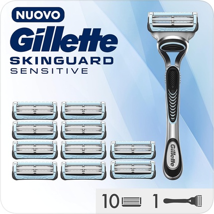 

Бритва для бороды Skinguard Sensitive для мужчин с защитой от раздражения кожи Gillette