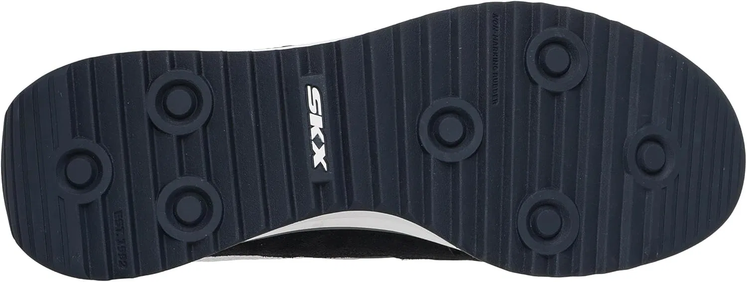 Мужские кроссовки Skechers SKX 92 Spective, Black Leather White Textile Pu — фото 2