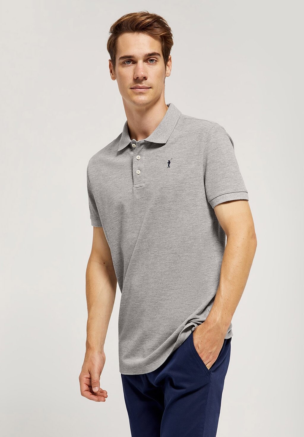 

Поло Regular Fit Ninogoal B P Mc Polo Club, цвет grey vigore