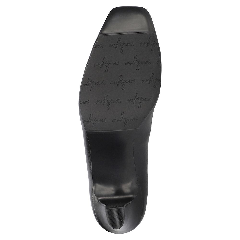 Женские туфли-лодочки Easy Street Poet с квадратным носком, цвет Black Croco — фото 3