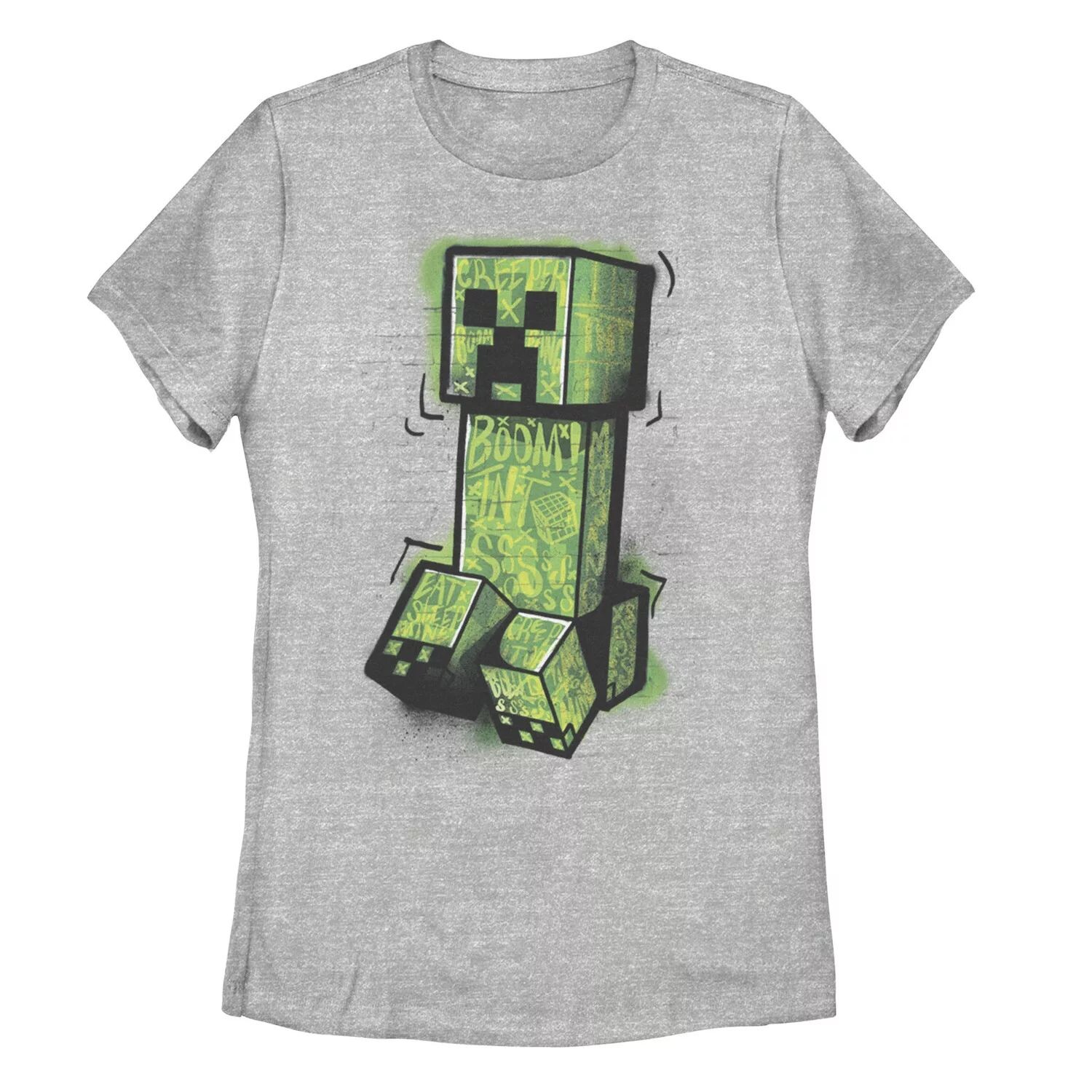 

Детская футболка Minecraft Zombie Graffiti Creeper Licensed Character