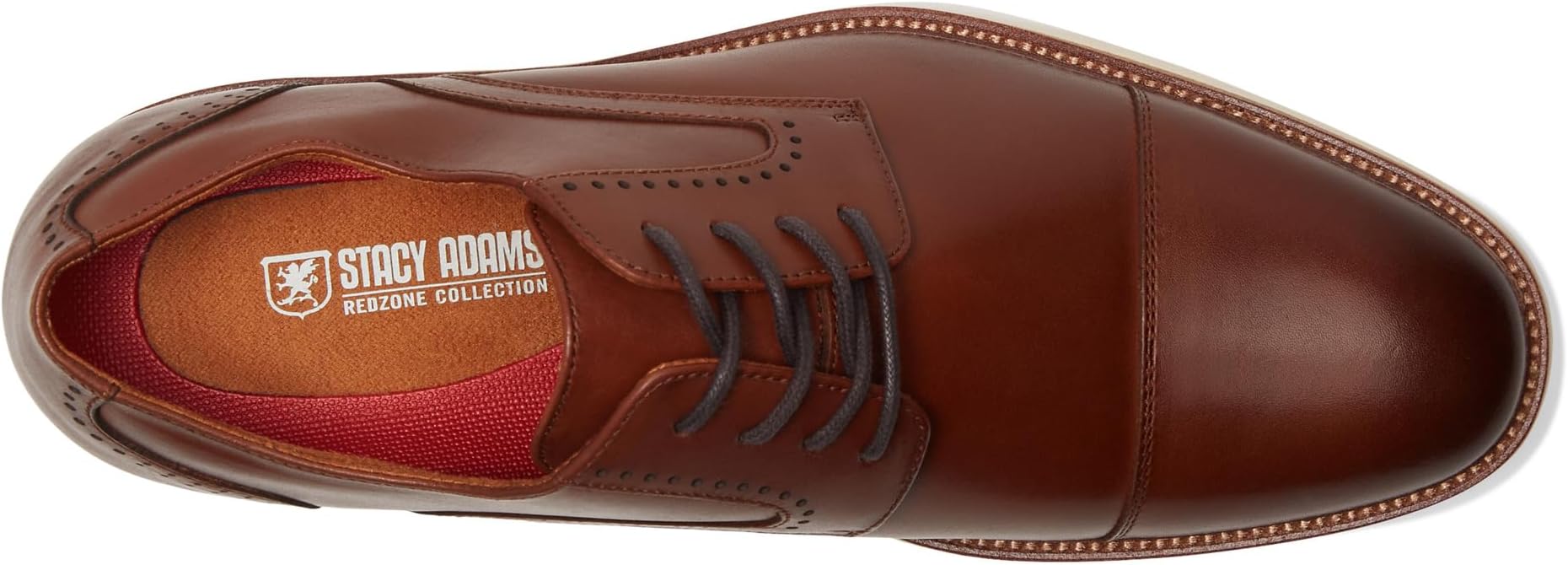 Оксфорды Stacy Adams Wesbridge Cap Toe Lace-Up, цвет Chocolate — фото 2
