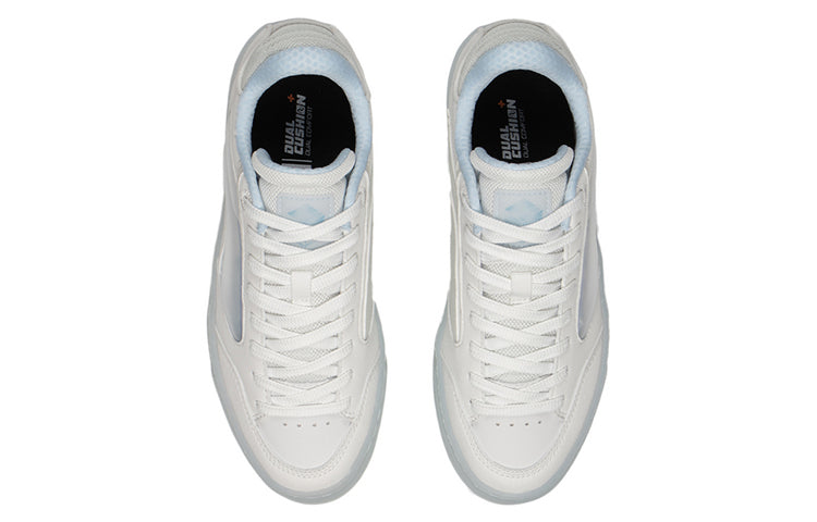 Кеды (WMNS) Li-Ning 180 Low Cozy Skateboarding Shoes Frost White, белый — фото 4