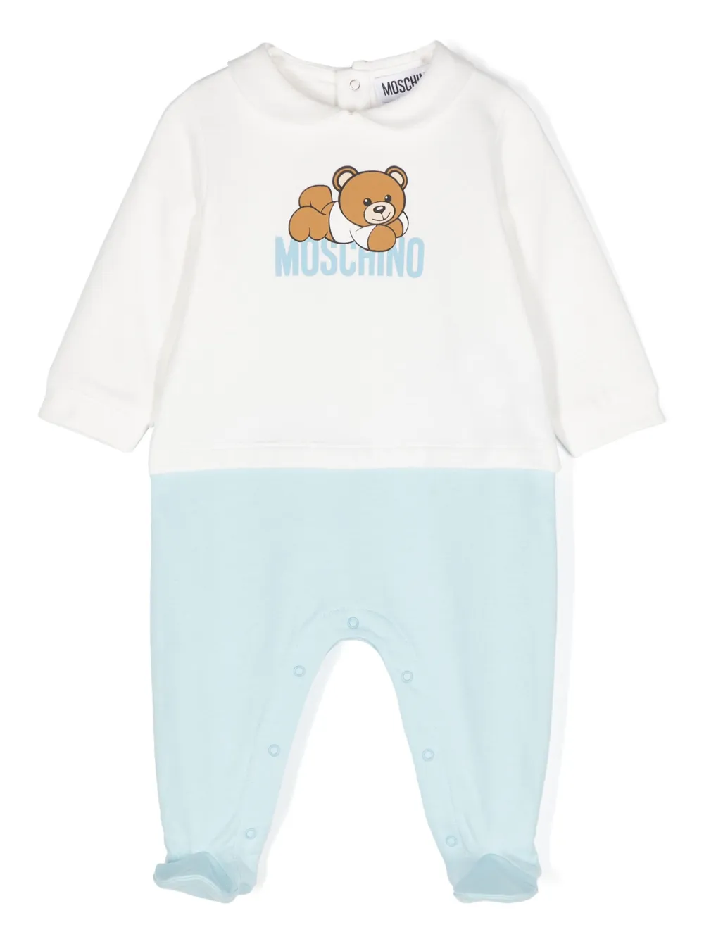 

Пижама с принтом Teddy Bear Moschino Kids, синий