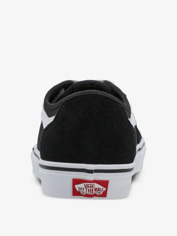 Кроссовки Vans Filmore Decon VA3WKZ5LM, черные с белыми шнурками, для скейтбординга — фото 4