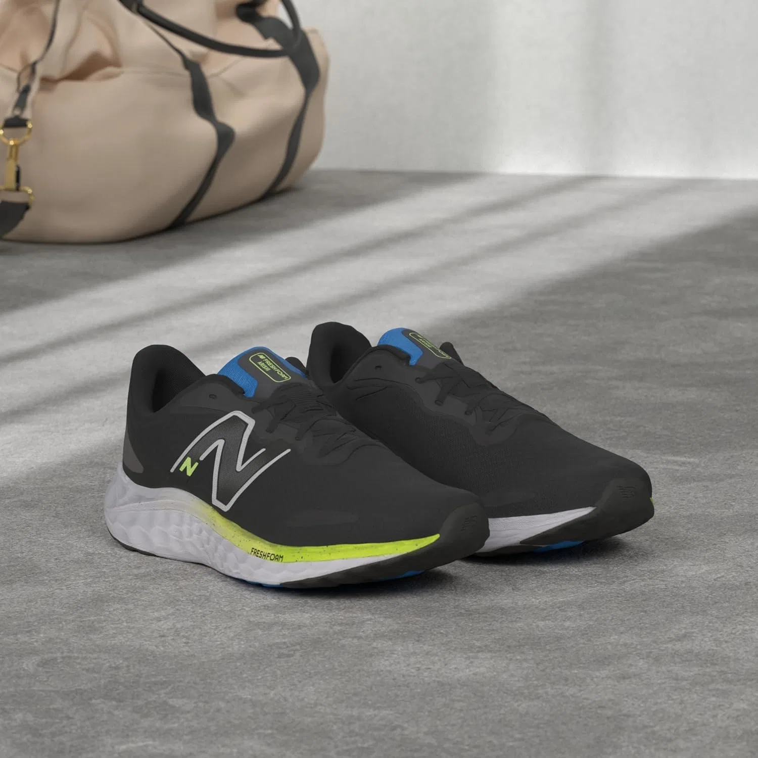 Мужские кроссовки New Balance Fresh Foam Arishi V4, черные — фото 2