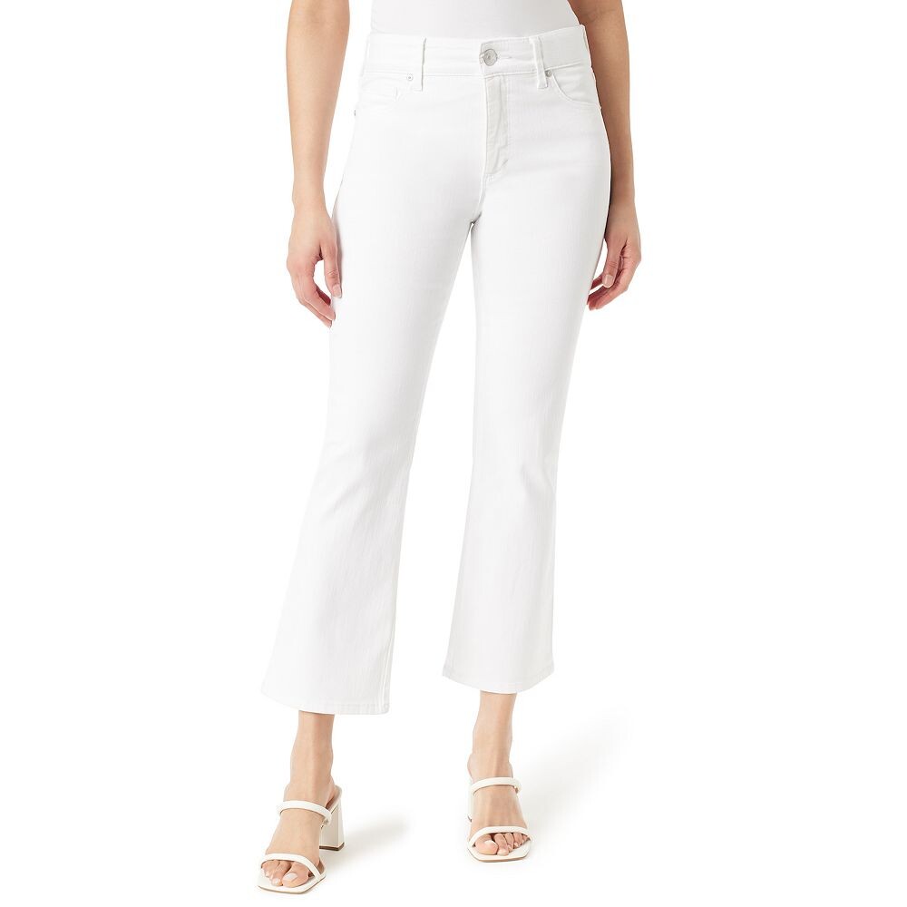 

Женские джинсы до щиколотки Gloria Vanderbilt с эффектом формы живота, цвет Vintage White