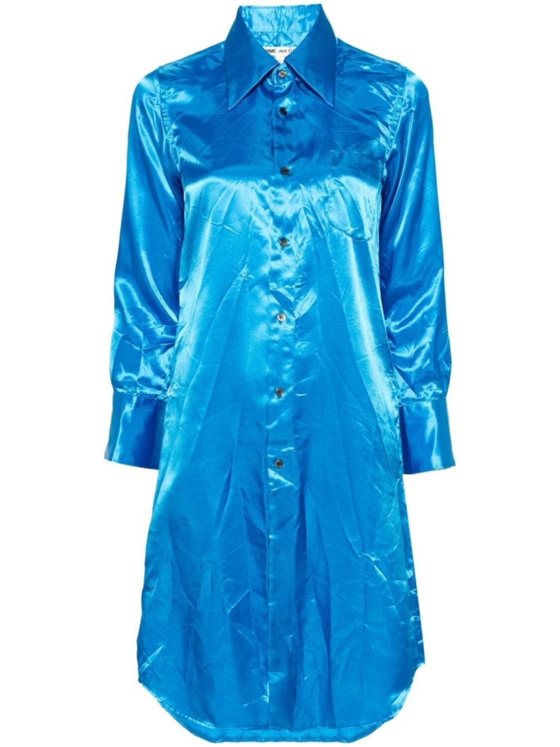 

Comme Des Garçons платье-рубашка мини, синий