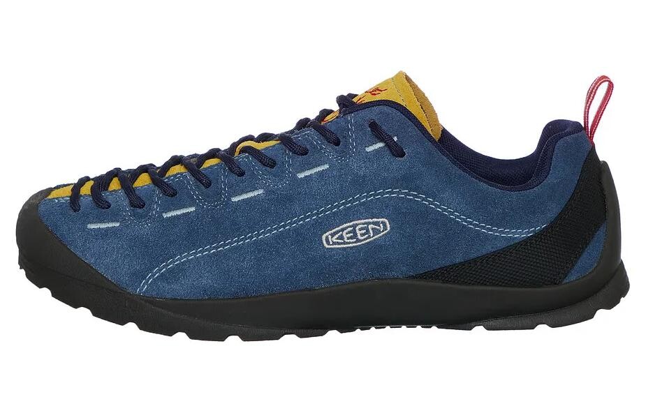 

Кроссовки Jasper Outdoor Performance для мужчин с низким верхом, желтого/синего цвета Keen