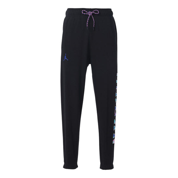 

Спортивные штаны Air Jordan Multi-Color Elastic Sports Pants Men's Black, мультиколор