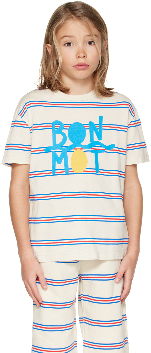 

Детская футболка в полоску Off-White Bonmot Organic