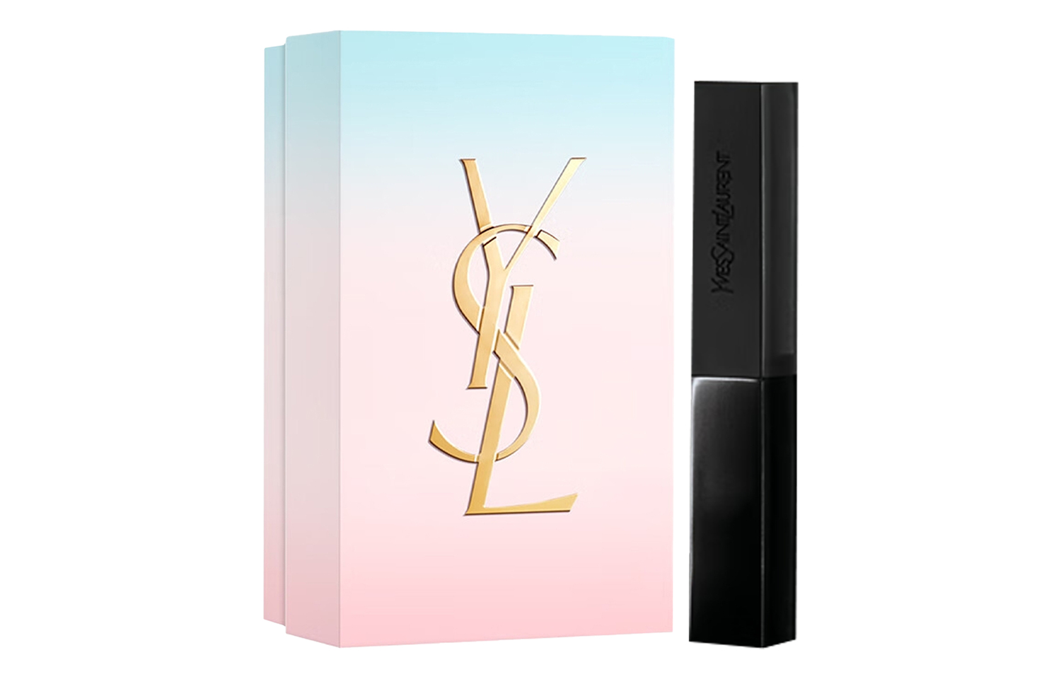 Тип товара: Помада для губ Twilight Daybreak Small Black Stripes Box, Velour, стойкая, 2г SAINT LAURENT, #307 Naked Grapefruit красный — фото 2