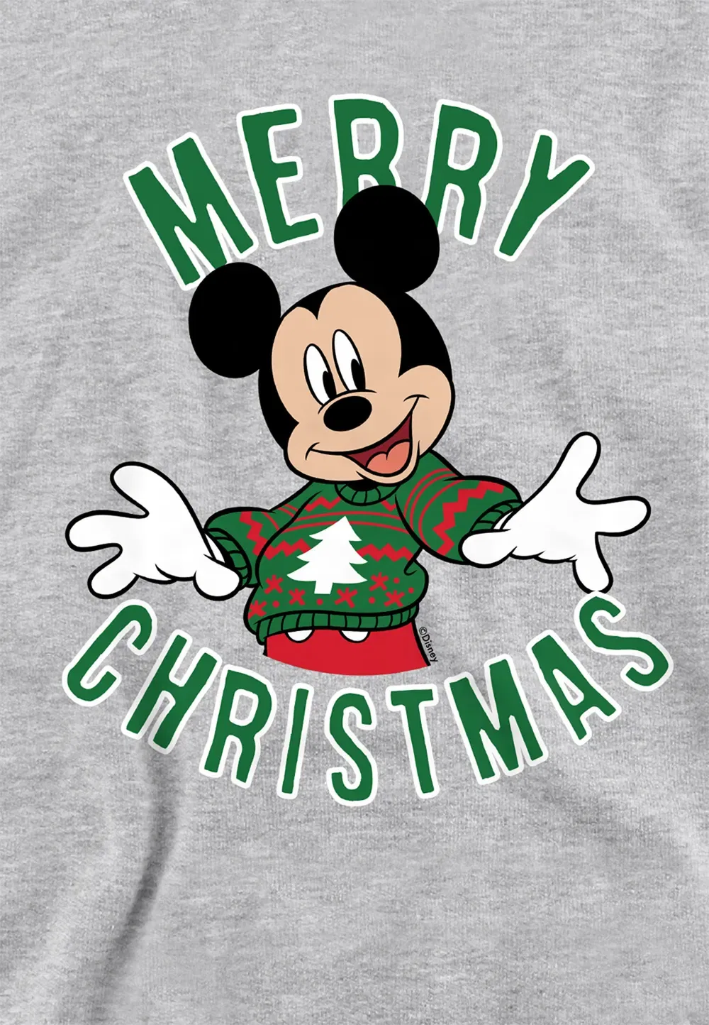 Детская худи Mickey Mouse, Athletic Heather, Disney, серый — фото 2