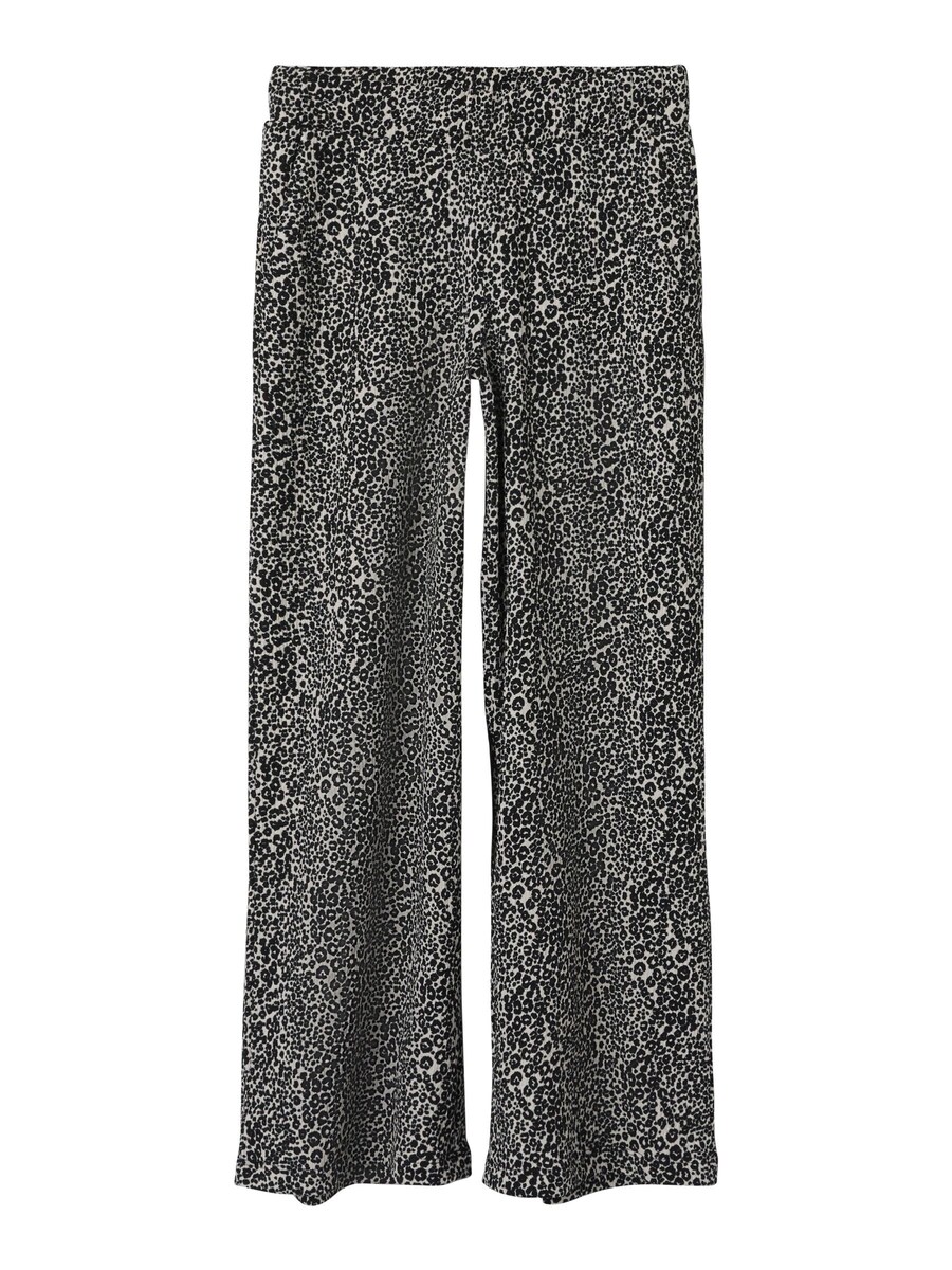 

Тканевые брюки NAME IT Wide leg Pants, черный/белый
