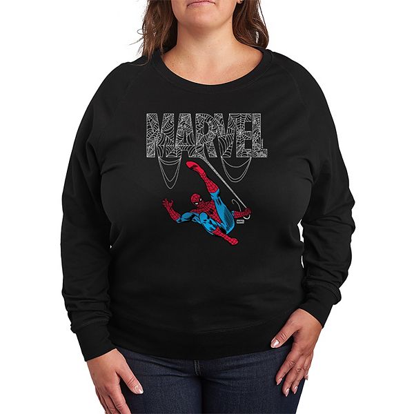 

Футболка с длинным рукавом Spider-Man French Terry plus size Marvel
