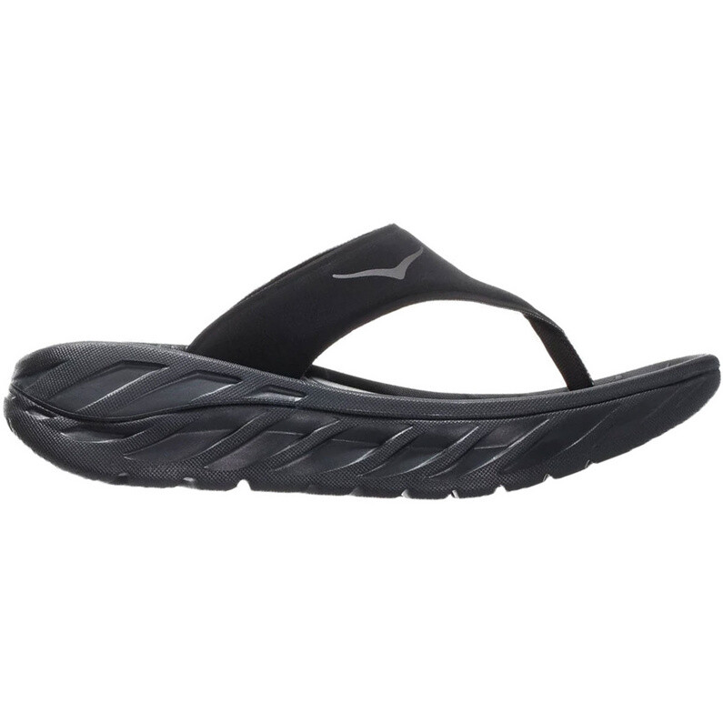 Женские сандалии Ora Recovery с флипами Hoka, черный