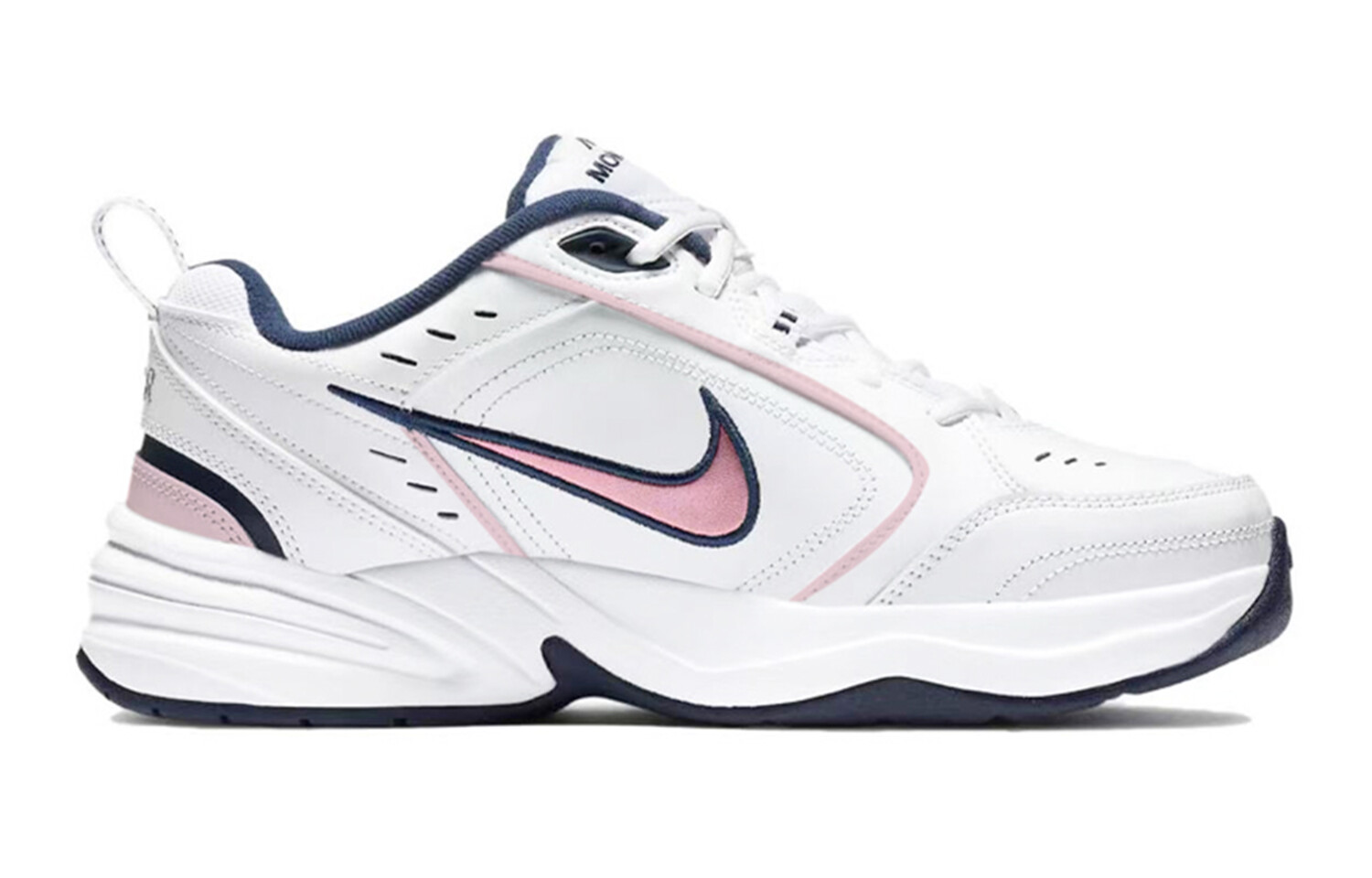 

Кроссовки Nike Air Monarch 4 Chunky Sneakers Unisex Low-top Pink/white, белый