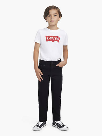 

Джинсы 502 Taper Fit Strong Performance для мальчиков 4-7X Levi's, цвет Black