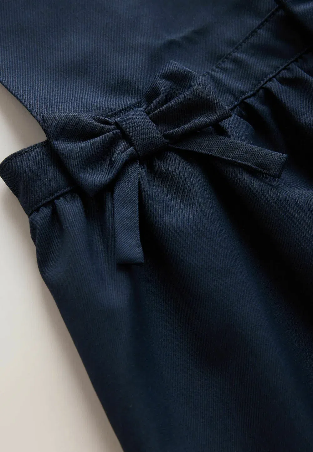 Сарафан с бантом на талии - повседневное платье Next, Navy Blue — фото 3