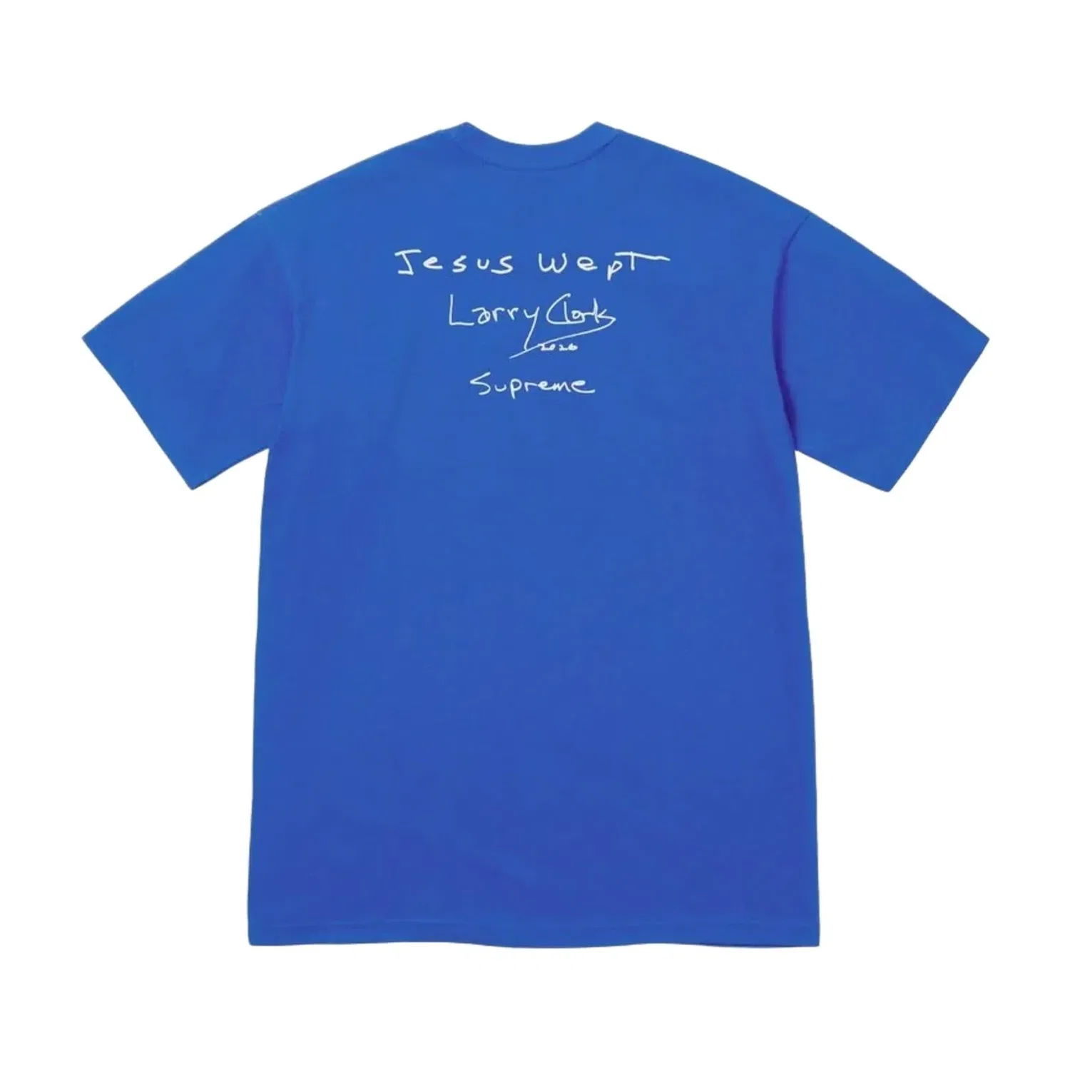 Мужская футболка Larry Clark FW26 G*n T-Shirt 'Royal' Supreme, Royal — фото 2