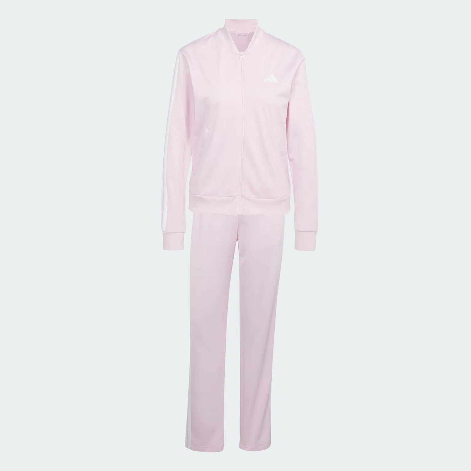 Мужской спортивный костюм с принтом DAYREADY TRAININGSANZUG Adidas, Altrosa Weiss Magentapink — фото 2