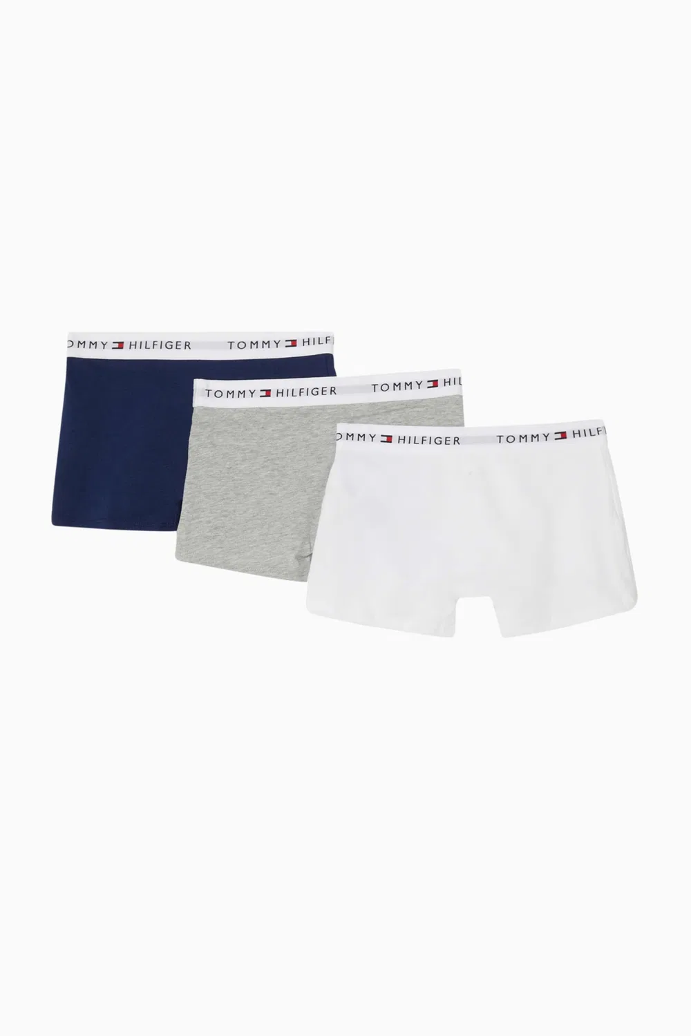 Трусы-боксеры с логотипом на поясе комплект из 3 штук Tommy Hilfiger, белый — фото 2