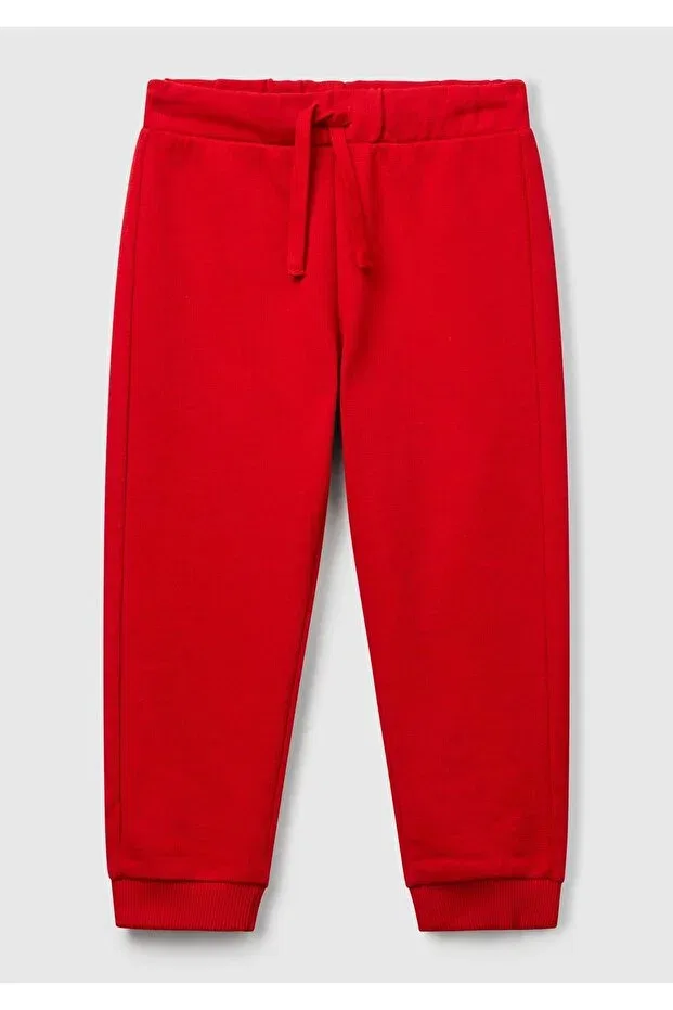 Детские спортивные штаны для мальчиков с принтом Boy'S Red Back Pocket Logo United Colors Of Benetton, Red