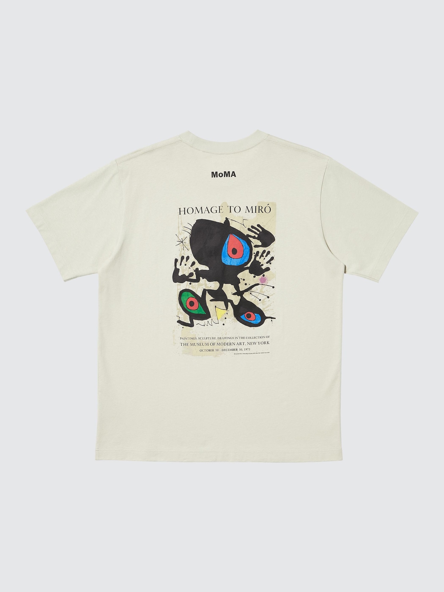 Футболка Uniqlo MoMA Poster Art Collection Ut, 30 кремовый — фото 4