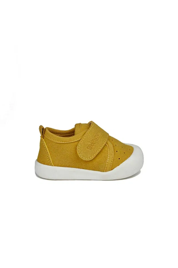 Детские туфли для мальчиков на липучке Anka 950.e19k.224 first step shoes Vicco, Yellow — фото 2