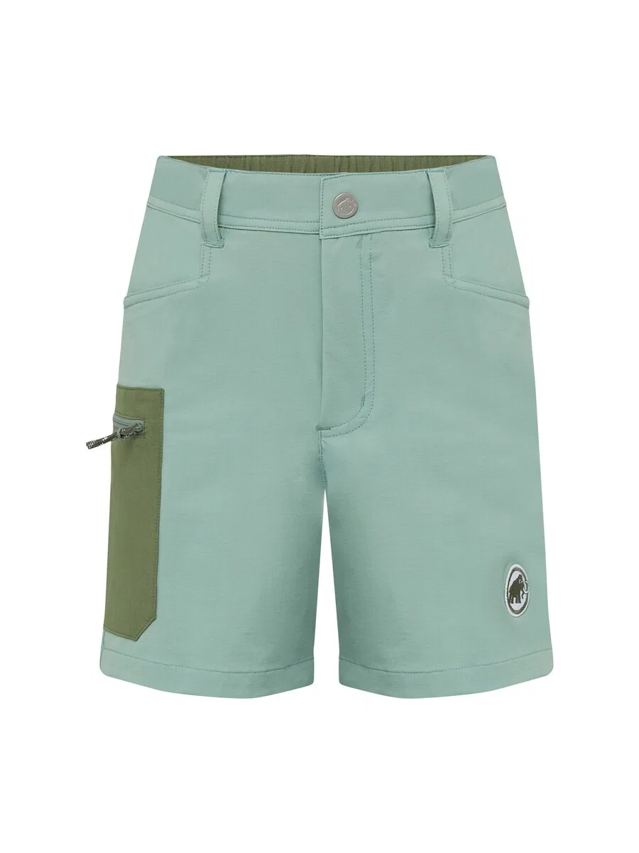 Шорты MAMMUT Regular Outdoor Pants 'Taiss' оливкового и светло-зеленого цвета