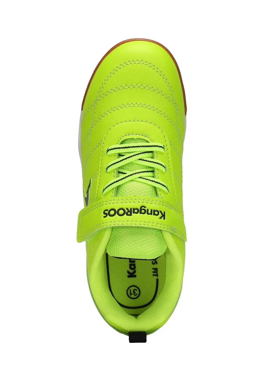 Кроссовки Kinder k-ridyard ev sneaker 10989 000 7013 gelb унисекс - кроссовки Kangaroos, Neon Yellow Jet Black — фото 3