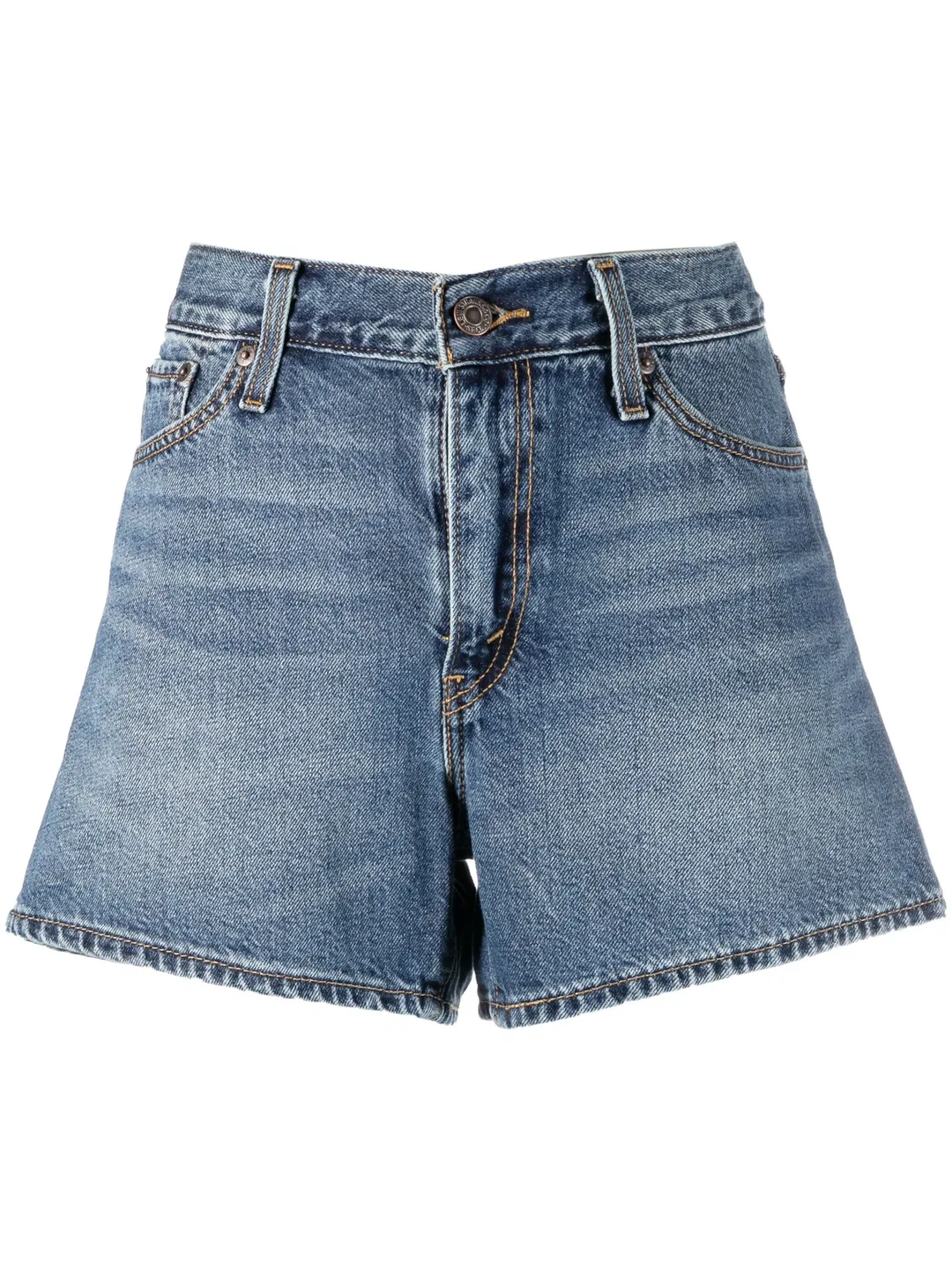 Джинсовые шорты с завышенной талией Levi'S, синий