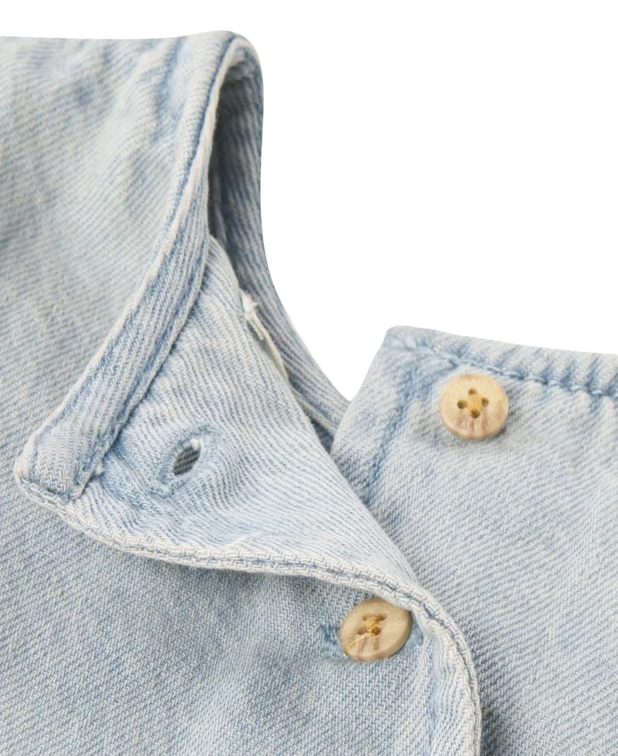 Комплект из топа и брюк-баллонов с кокеткой Levi's, Blue — фото 3