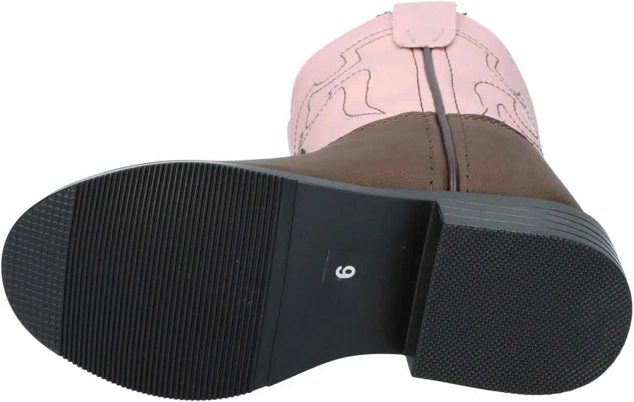 Детские сапоги для девочек с принтом Monterey Smoky Mountain Boots, Brown/Pink — фото 3