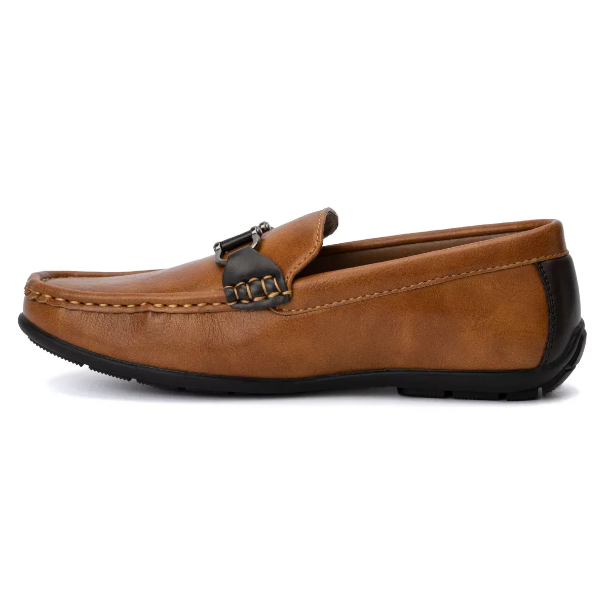 Детские туфли для мальчиков с блестящим декором Viggo Xray Footwear, Tan — фото 3